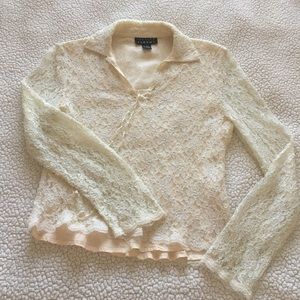 Spenser Jeremy laced blouse size 8